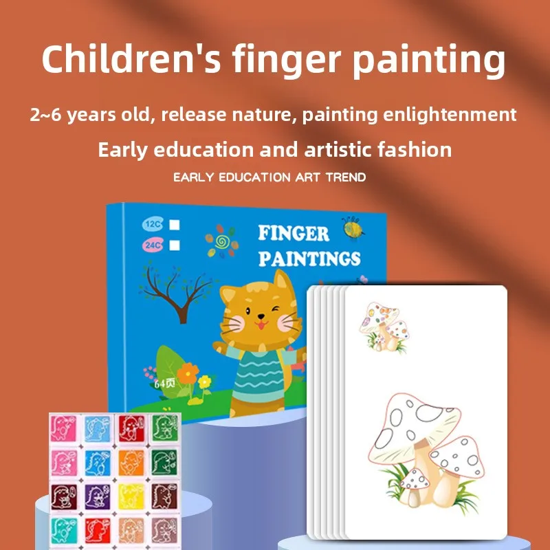 New Finger Painting Color Ink Stamp Finger Painting Graffiti Popular Finger Painting Best-selling Graffiti Painting
New Finger Painting Color Ink Stamp Finger Painting Graffiti Popular Finger Painting Best-selling Graffiti Painting