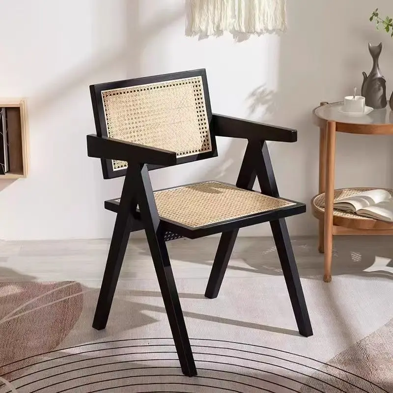 Hotel Restaurant Backrest Rattan Chair Natural Color Single Dining Chair*Modern Nordic Rubber Solid Wood Dining Chair Furniture
Hotel Restaurant Backrest Rattan Chair Natural Color Single Dining Chair*Modern Nordic Rubber Solid Wood Dining Chair Furniture