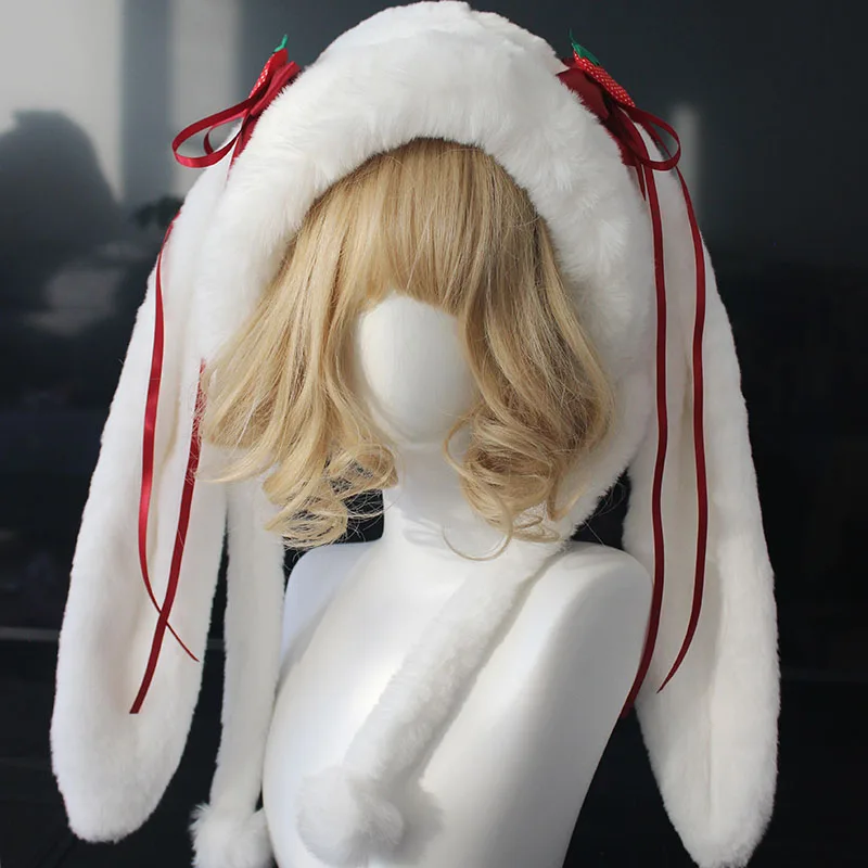 Ultra-long Rabbit Ear Hat Women Warm Fuzzy Lei Feng Hat Bow Lolita Girl Ushanka Earmuffs Hat Winter Soft Plush Windproof Hats
Ultra-long Rabbit Ear Hat Women Warm Fuzzy Lei Feng Hat Bow Lolita Girl Ushanka Earmuffs Hat Winter Soft Plush Windproof Hats