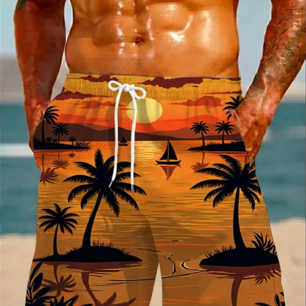 Men's Summer Casual Beach Shorts Loose Drawstring Holiday Print Trendy Comfortable Breathable Vacation Wear
Men's Summer Casual Beach Shorts Loose Drawstring Holiday Print Trendy Comfortable Breathable Vacation Wear