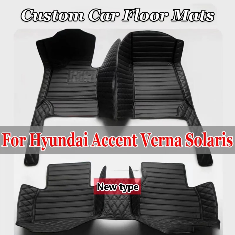 Custom Car Floor Mats For Hyundai Accent Verna Solaris Auto Carpets Foot Coche Accessorie
Custom Car Floor Mats For Hyundai Accent Verna Solaris Auto Carpets Foot Coche Accessorie
