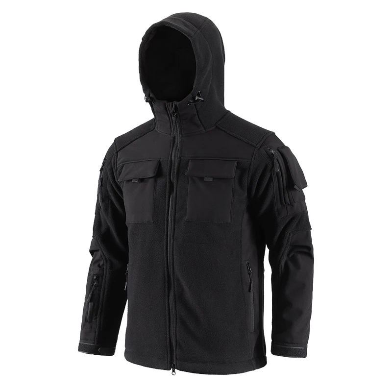 Winter Mens Softshell Warm Jacket Man Polar Fleece Army Tactical Action Hooded Coats Outdoor Men Mountain SKi Windbreaker Jacket
Winter Mens Softshell Warm Jacket Man Polar Fleece Army Tactical Action Hooded Coats Outdoor Men Mountain SKi Windbreaker Jacket