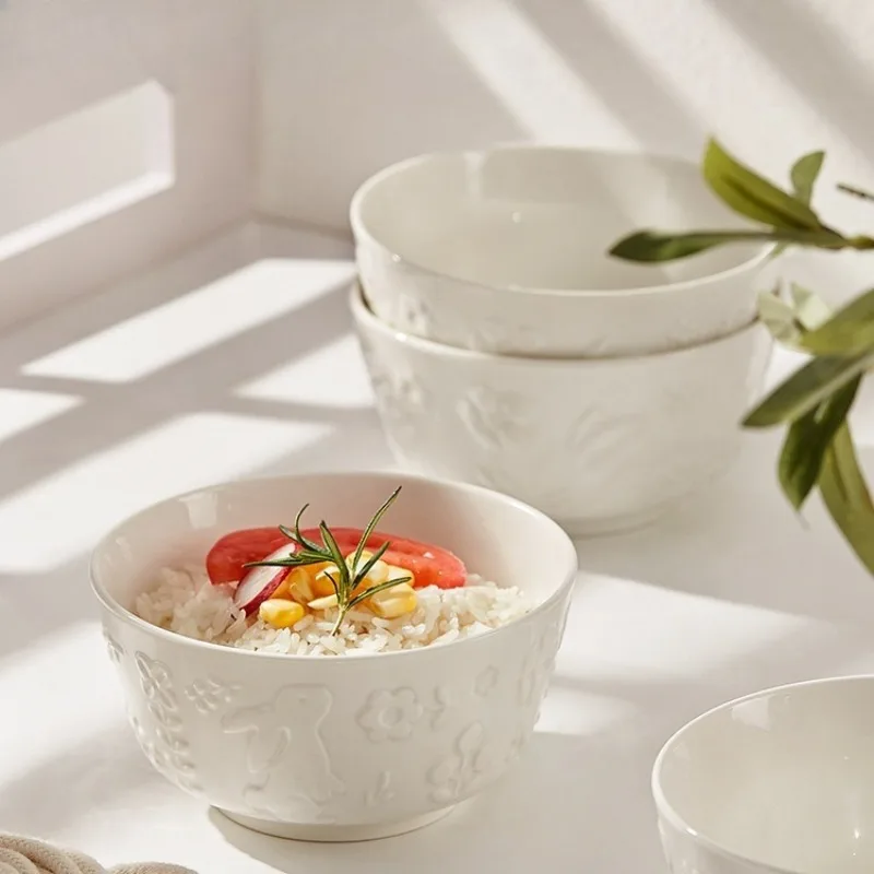 French ceramic bowl household high-value eating bowl rice bowl good-looking 5-inch underglaze colored dishes and tableware set
French ceramic bowl household high-value eating bowl rice bowl good-looking 5-inch underglaze colored dishes and tableware set