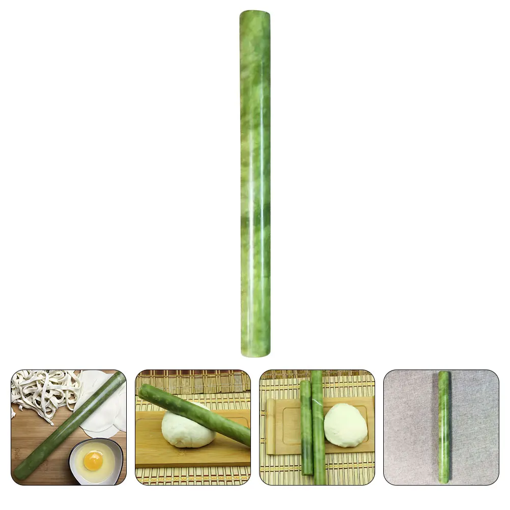 Jade Rolling Pin for Dough Pastry Baking Marble Material Smooth Surface Ergonomic Handle Dumpling Pasta Pie Large Size Long
Jade Rolling Pin for Dough Pastry Baking Marble Material Smooth Surface Ergonomic Handle Dumpling Pasta Pie Large Size Long
