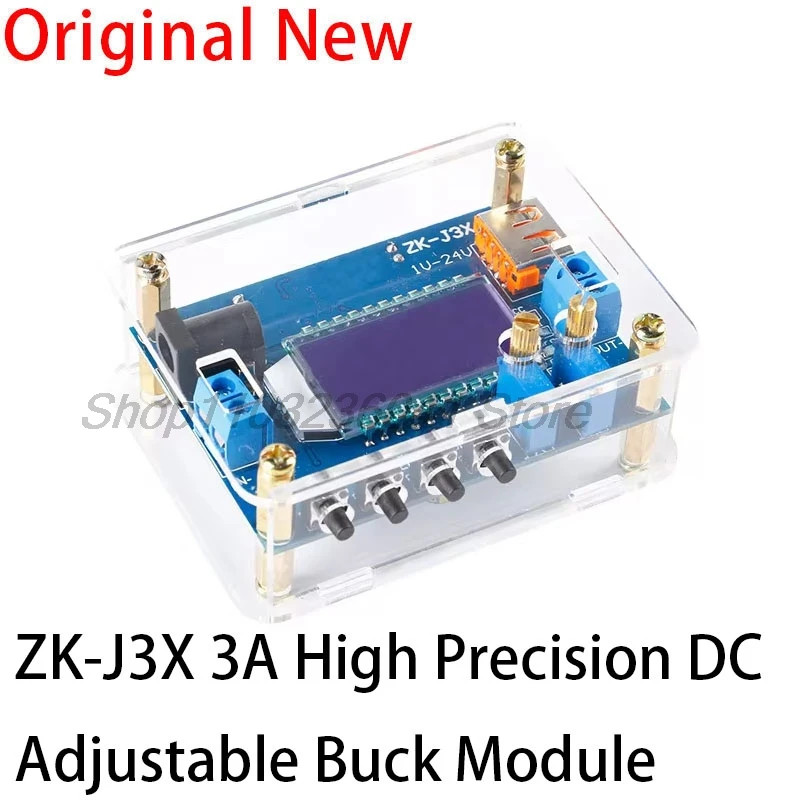 high precision DC DC Buck Converter CC CV Power Module 1-24V 3A Adjustable Regulated power supply capacity Voltmeter ammeter
high precision DC DC Buck Converter CC CV Power Module 1-24V 3A Adjustable Regulated power supply capacity Voltmeter ammeter