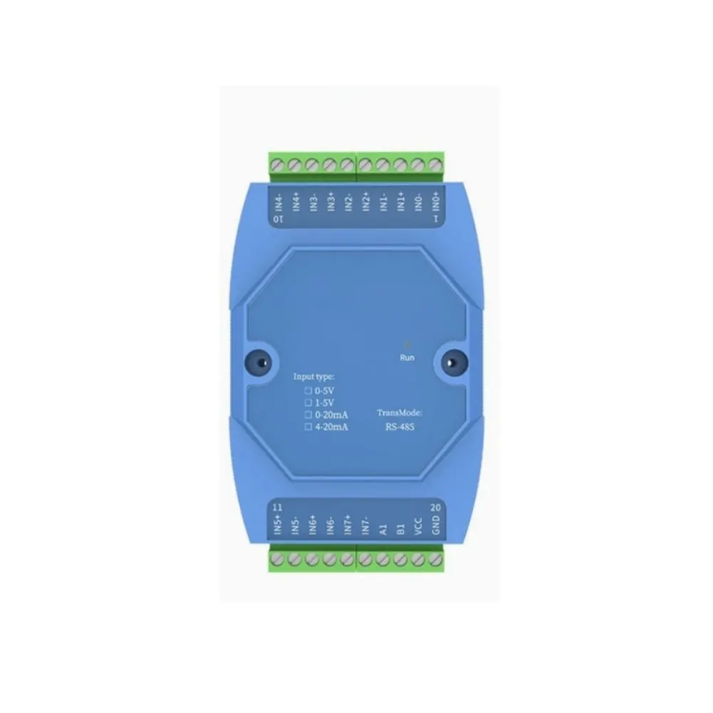 Compact 8Channel Analog Signal Module Converts 420mA and 05V Signals to RS485 for Automation and Industrial Use
Compact 8Channel Analog Signal Module Converts 420mA and 05V Signals to RS485 for Automation and Industrial Use