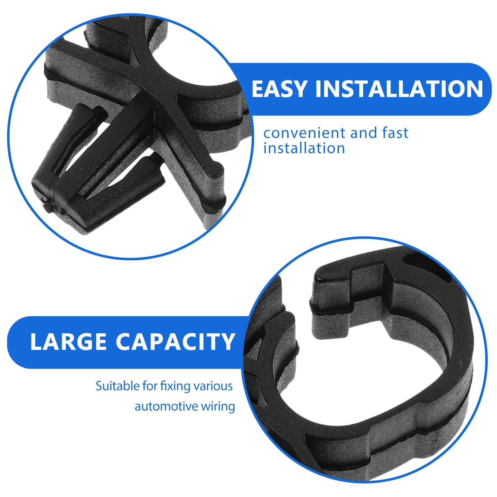 100pcs Wire Clips Car Plastic Fasteners Durable Automotive Wire Harness Clips Wiring Loom Bracelets Sprout Festival
100pcs Wire Clips Car Plastic Fasteners Durable Automotive Wire Harness Clips Wiring Loom Bracelets Sprout Festival