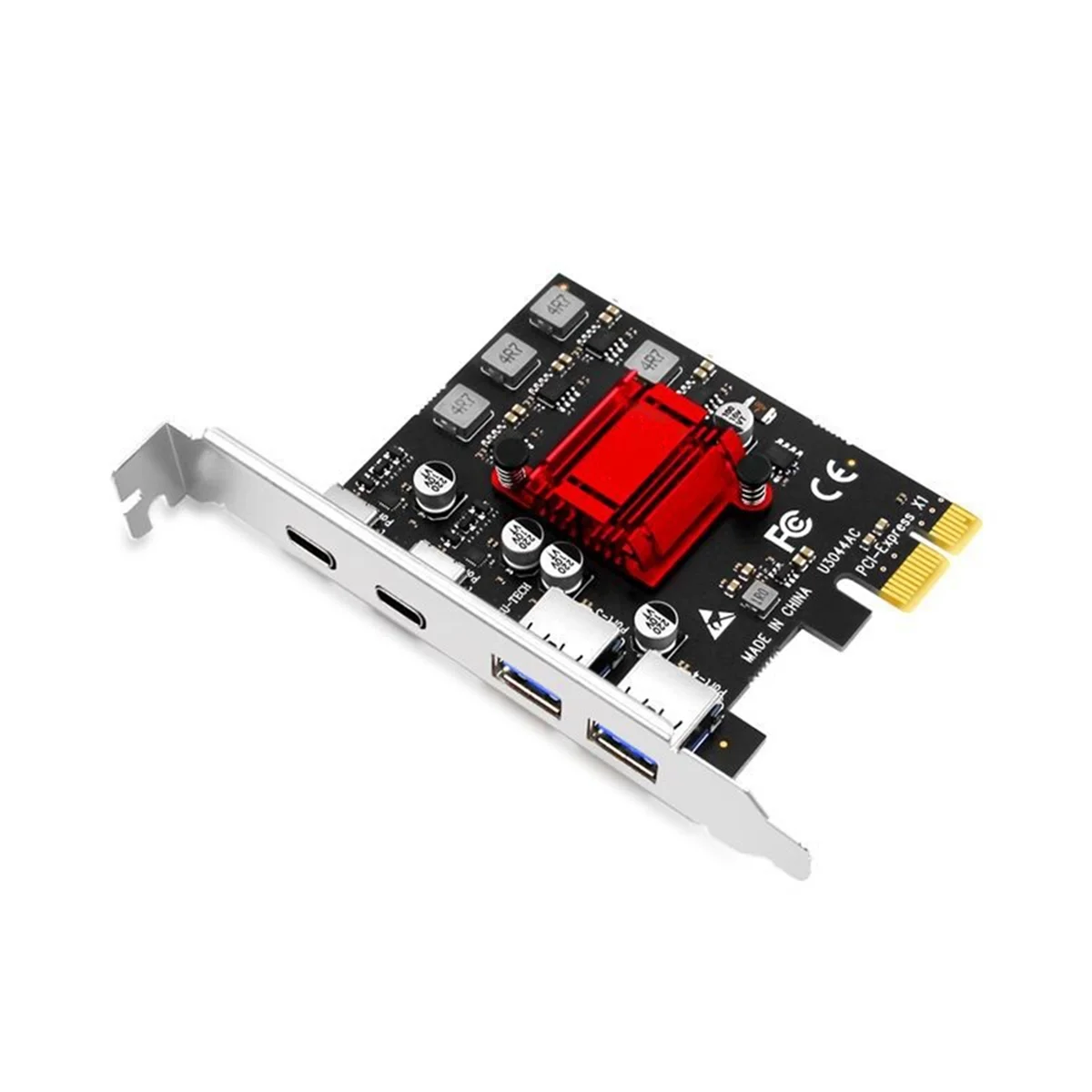 ATP-PCIE Expansion Card PCIE to 2 Port USB3.2 Gen1 Type C + 2 Port USB3.2 Gen1 Type A Expansion Card Adapter for Desktop PC
ATP-PCIE Expansion Card PCIE to 2 Port USB3.2 Gen1 Type C + 2 Port USB3.2 Gen1 Type A Expansion Card Adapter for Desktop PC