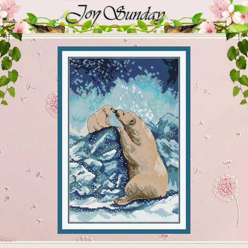 Mother and Cub Polar Bears Patterns Counted Cross Stitch Set 11CT 14CT 16CT Stamped DMC Cross-stitch Kit Embroidery Needlework
Mother and Cub Polar Bears Patterns Counted Cross Stitch Set 11CT 14CT 16CT Stamped DMC Cross-stitch Kit Embroidery Needlework