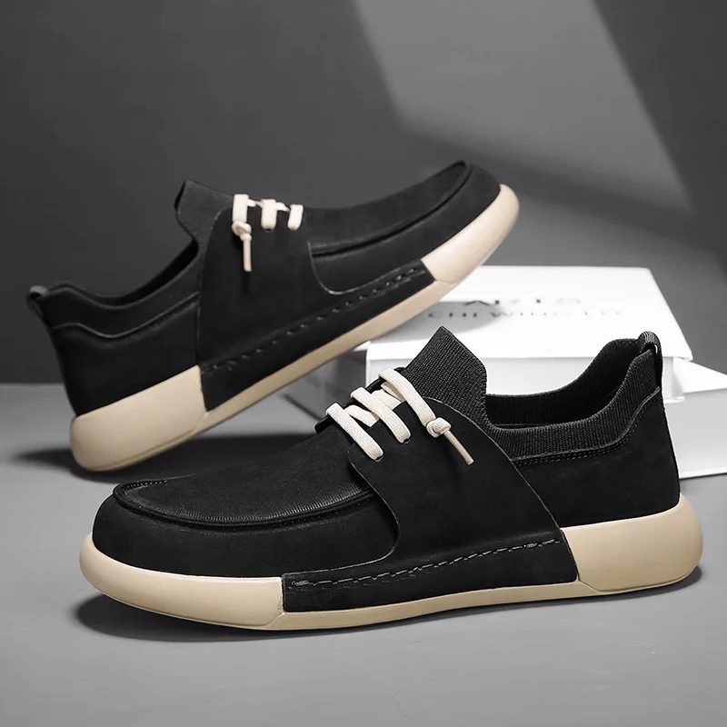 Men Sports Casual Shoes Black Leather Casual Shoes Autumn Fashion Sneakers Outdoor Comfort Sports Platform Shoes Tenis Masculino
Men Sports Casual Shoes Black Leather Casual Shoes Autumn Fashion Sneakers Outdoor Comfort Sports Platform Shoes Tenis Masculino