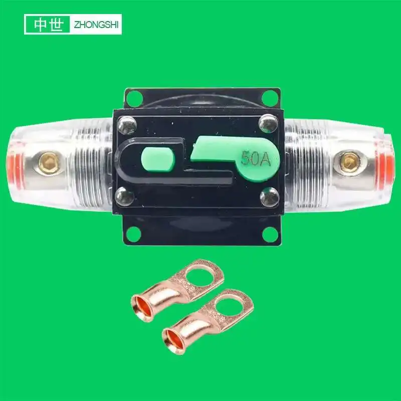 CB9 DC Circuit Breaker 12-48 V 20A 50A 100A 10A Car Marine Boat Manual Reset Switch Inverter Replace Automotive Audio Stereo
CB9 DC Circuit Breaker 12-48 V 20A 50A 100A 10A Car Marine Boat Manual Reset Switch Inverter Replace Automotive Audio Stereo