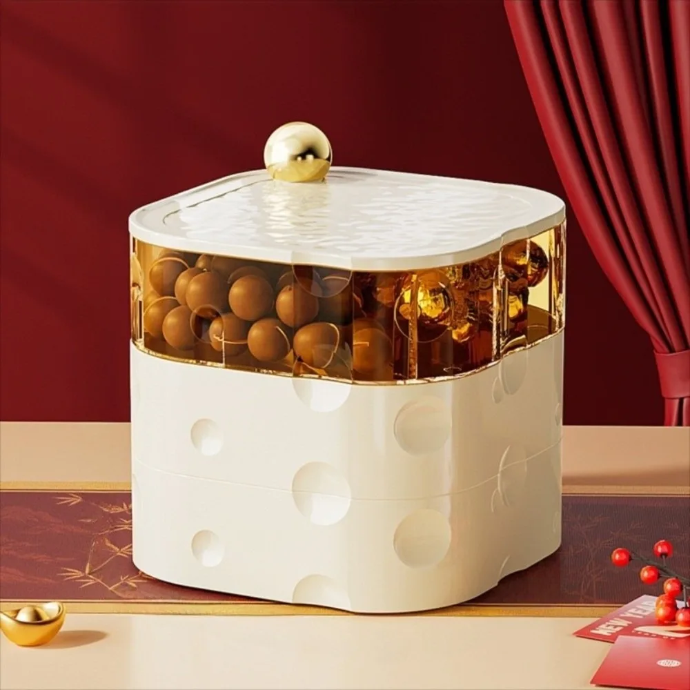 Rotating Zodiac Horse Cheese Fruit Box Luxury High-end New Year Snack Platter with Lid Chinese Style Divided Storage Box
Rotating Zodiac Horse Cheese Fruit Box Luxury High-end New Year Snack Platter with Lid Chinese Style Divided Storage Box