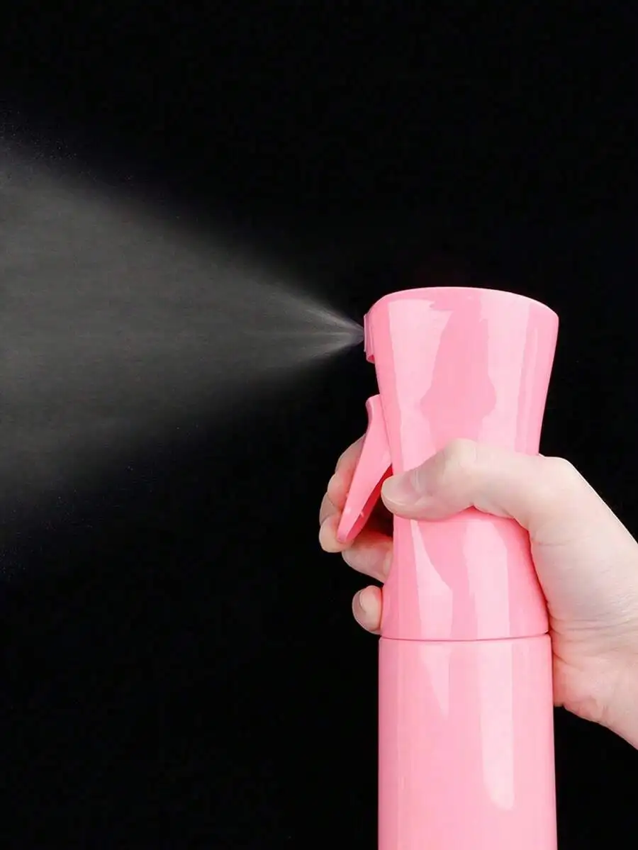 Pink Plastic Spray Bottle For Hair Styling And Grooming
Pink Plastic Spray Bottle For Hair Styling And Grooming