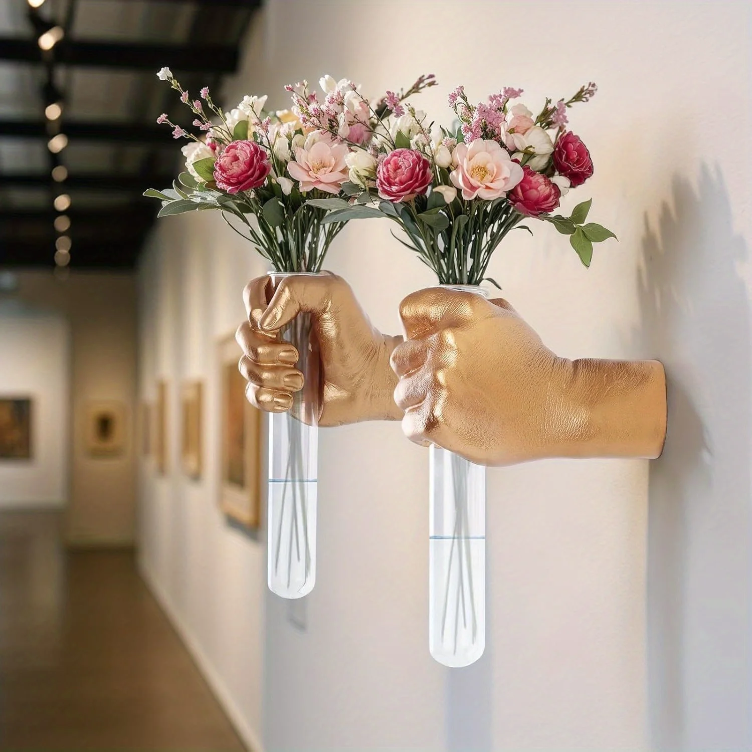 1 шт., настенная художественная скульптура, ручная форма, смоляная ваза с кулаком и стеклянной пробиркой, современный домашний декор для гостиной, спальни, праздника
1 шт., настенная художественная скульптура, ручная форма, смоляная ваза с кулаком и стеклянной пробиркой, современный домашний декор для гостиной, спальни, праздника