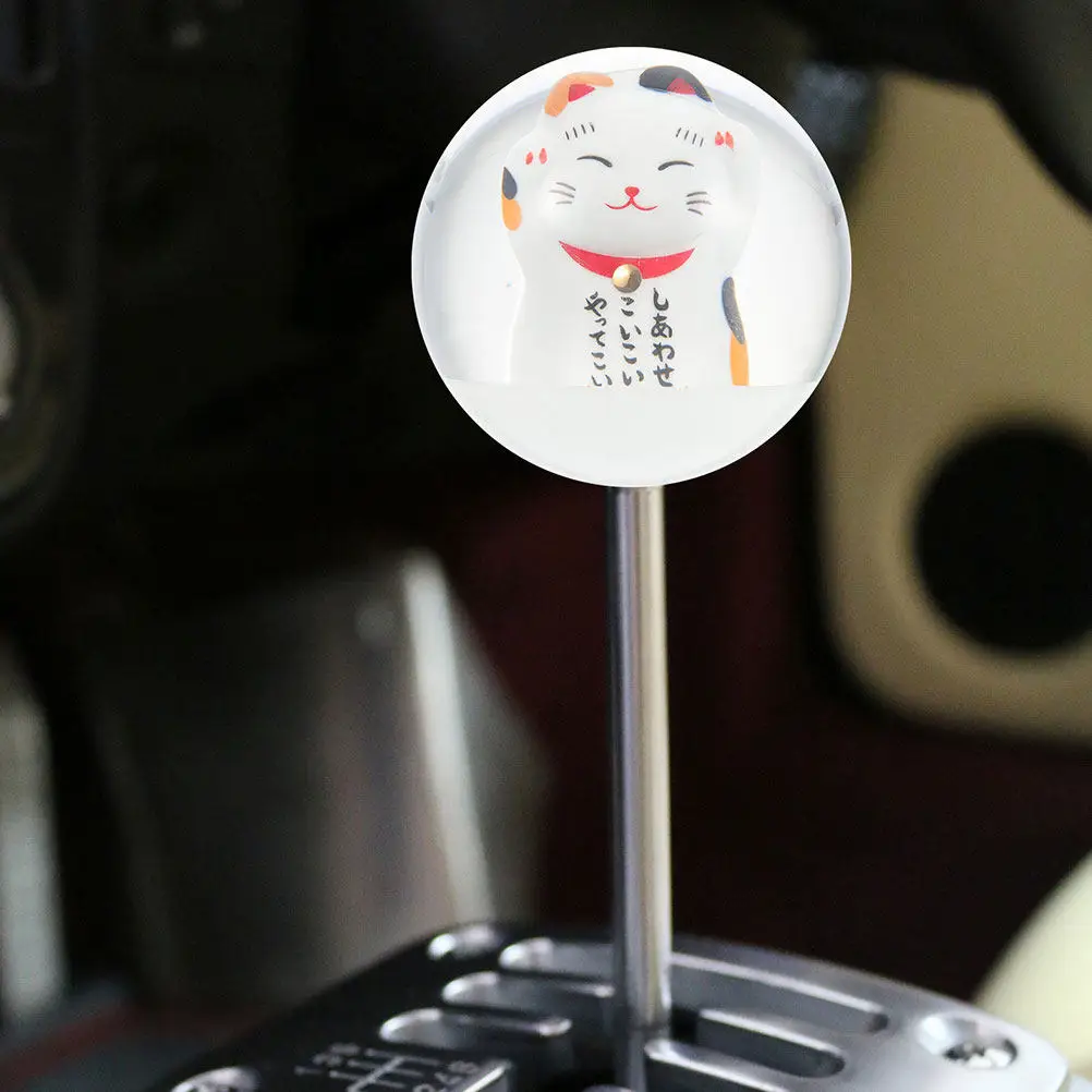 Premium Gear Stick Shift Knob with Lucky Cat Design Fits Most Cars Easy Installation Smooth Finish Car Interior Decoration Part
Premium Gear Stick Shift Knob with Lucky Cat Design Fits Most Cars Easy Installation Smooth Finish Car Interior Decoration Part