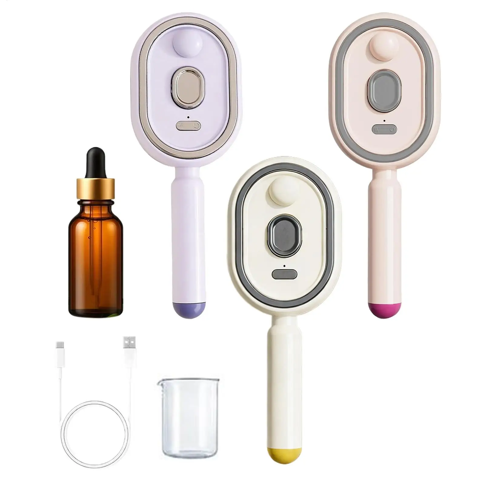 Wet Electrics Hairbrush kit with Water Spray Rechargeable Steams Hair Straightener USB Charging Anti-Static Red Light Hair Brush
Wet Electrics Hairbrush kit with Water Spray Rechargeable Steams Hair Straightener USB Charging Anti-Static Red Light Hair Brush