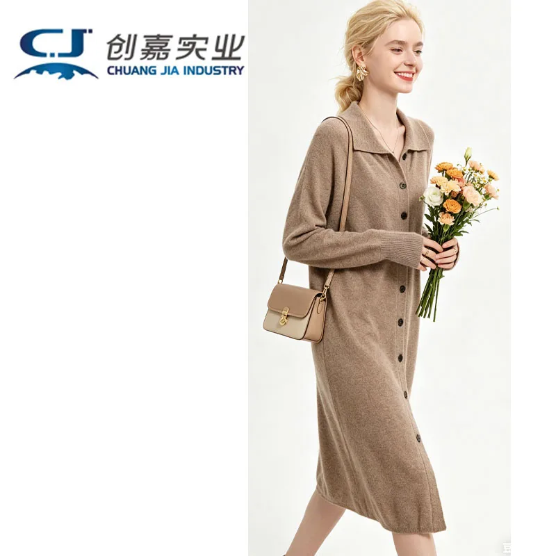 Autumn Winter Cashmere Dress Women's Turtleneck Sweater Long Wool Knit Cardigan Skirt Mid-length Loose Plus Size Women's Dress
Autumn Winter Cashmere Dress Women's Turtleneck Sweater Long Wool Knit Cardigan Skirt Mid-length Loose Plus Size Women's Dress