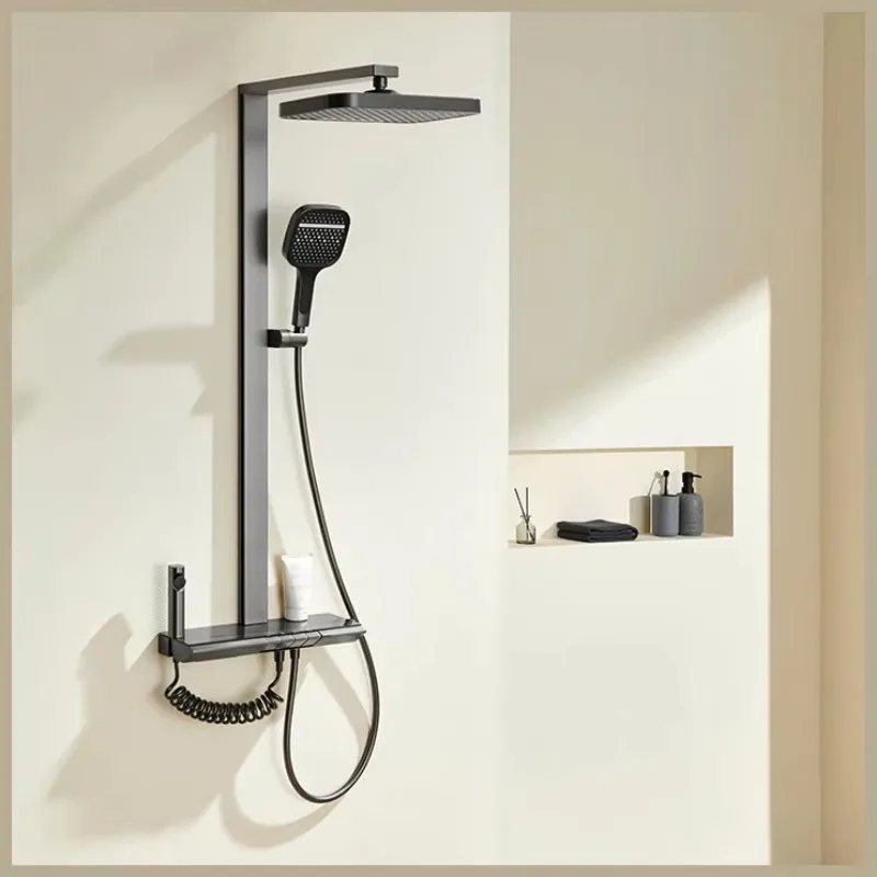 New Brand 2026 Bathroom Piano Key Digital Display Faucet Shower Faucet Set
New Brand 2026 Bathroom Piano Key Digital Display Faucet Shower Faucet Set