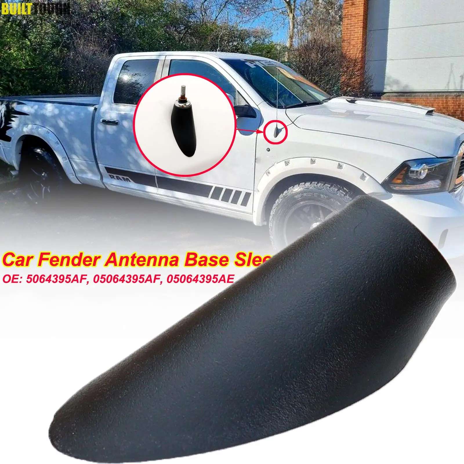 Базовая Крышка антенны для Dodge Ram 1500 2500 3500 4500 OE # 5064395AF, черная наружная крышка для крепления антенны 
Базовая Крышка антенны для Dodge Ram 1500 2500 3500 4500 OE # 5064395AF, черная наружная крышка для крепления антенны