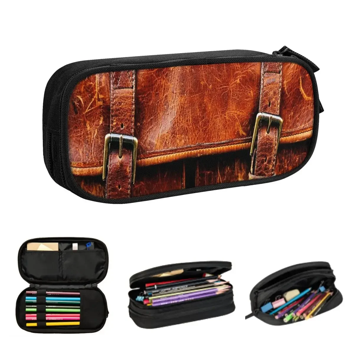 LEATHER Pencil Cases Large Storage Pen Bags Pen Box Pencil Pouch For Boys Girls Students Stationery School Office
LEATHER Pencil Cases Large Storage Pen Bags Pen Box Pencil Pouch For Boys Girls Students Stationery School Office