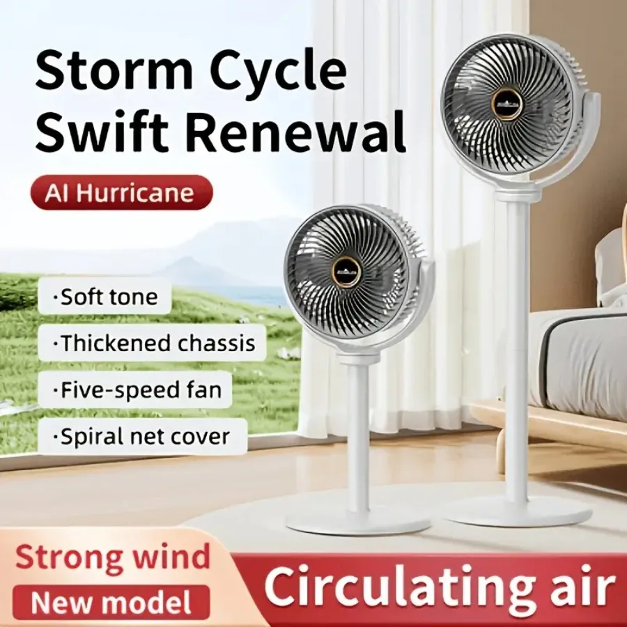 2026 Upgrade Adjustable Height Cooling Powerful Floor Fan 5-In-1 Adjustable Height Floor Fan, Five Wind Speeds, Type-C Charging
2026 Upgrade Adjustable Height Cooling Powerful Floor Fan 5-In-1 Adjustable Height Floor Fan, Five Wind Speeds, Type-C Charging
