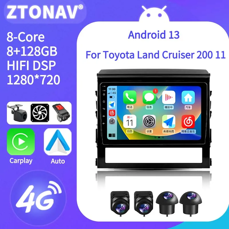 Car Radio For Toyota Land Cruiser 200 11 2015 - 2020 Car Media Player Android Screen Headunit Carplay Auto Support 360 Camera
Car Radio For Toyota Land Cruiser 200 11 2015 - 2020 Car Media Player Android Screen Headunit Carplay Auto Support 360 Camera