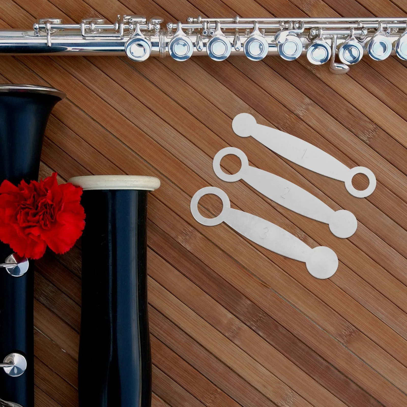 3PCS Flute Leveling Tool Clarinet Repair Pads Adjust Case Gasket Rings Easy Install Remove Suitable Black Tube Woodwind
3PCS Flute Leveling Tool Clarinet Repair Pads Adjust Case Gasket Rings Easy Install Remove Suitable Black Tube Woodwind