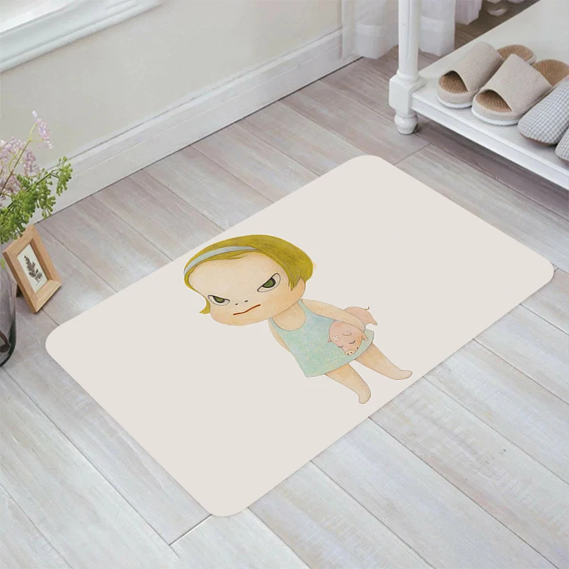 Yoshitomo Nara Art Floor Mat Rugs Home Balcony Kitchen Rug Room Mats Carpet Entrance of House Carpets Foot Doormat Door Bathroom
Yoshitomo Nara Art Floor Mat Rugs Home Balcony Kitchen Rug Room Mats Carpet Entrance of House Carpets Foot Doormat Door Bathroom