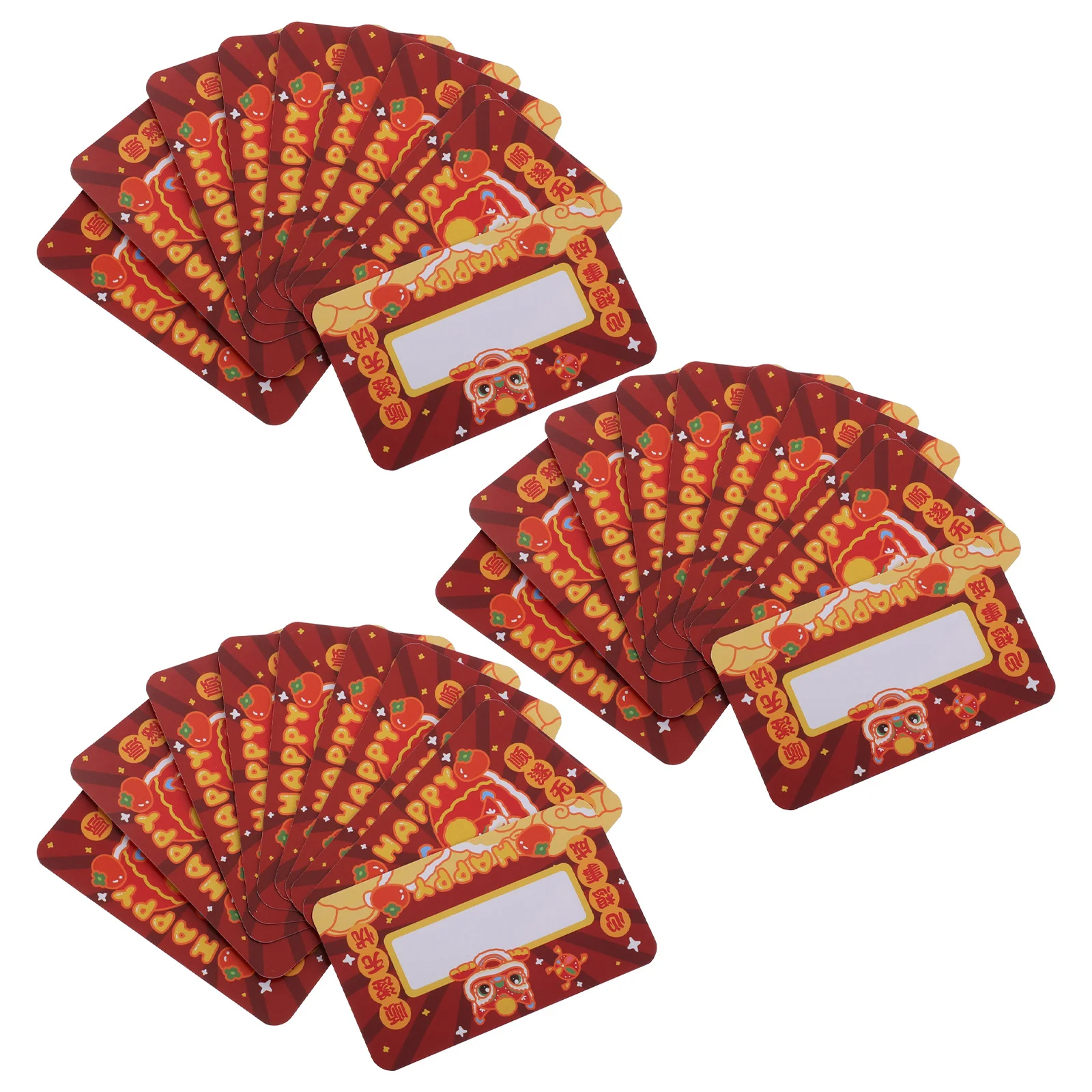 30Pcs Cartoon New Year Scratch Off Cards for Kids Fun Novelty Gifts Lunar New Year Decorations Party Favors Chinese Elements
30Pcs Cartoon New Year Scratch Off Cards for Kids Fun Novelty Gifts Lunar New Year Decorations Party Favors Chinese Elements