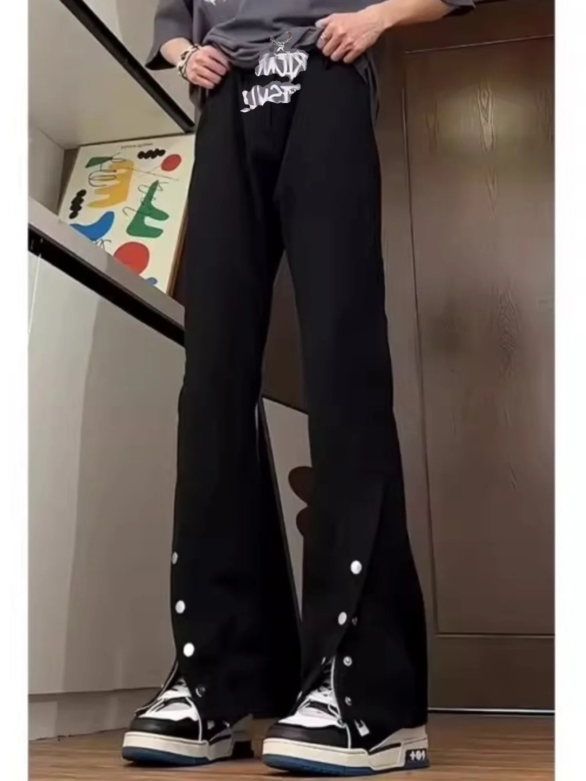 American High Street Sle Men's Bla Bell Bot Jeans Spring Autumn Season Zipper Slit Straight Leg Slimming Long Trousers
American High Street Sle Men's Bla Bell Bot Jeans Spring Autumn Season Zipper Slit Straight Leg Slimming Long Trousers