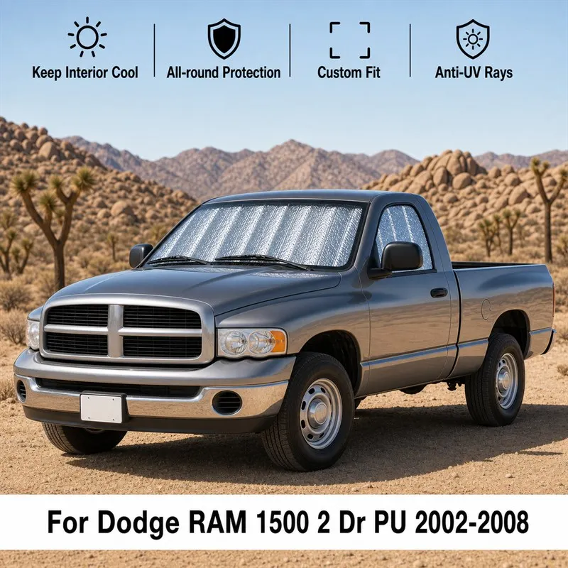 For Dodge RAM 1500 2 Dr PU 2002-2008 Full Set Car Window Sunshades UV Block Privacy Heat Insulated Foldable Car Curtain
For Dodge RAM 1500 2 Dr PU 2002-2008 Full Set Car Window Sunshades UV Block Privacy Heat Insulated Foldable Car Curtain