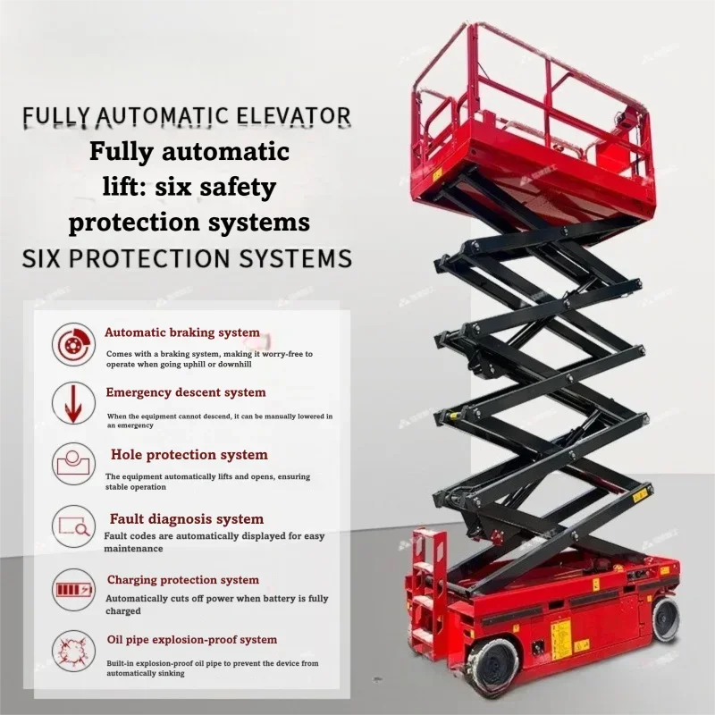 FOB Fully Self Propelled Scissor Lift 6m Aerial Work Platform Compact Electric Drive For Indoor Warehouse And Factory
FOB Fully Self Propelled Scissor Lift 6m Aerial Work Platform Compact Electric Drive For Indoor Warehouse And Factory