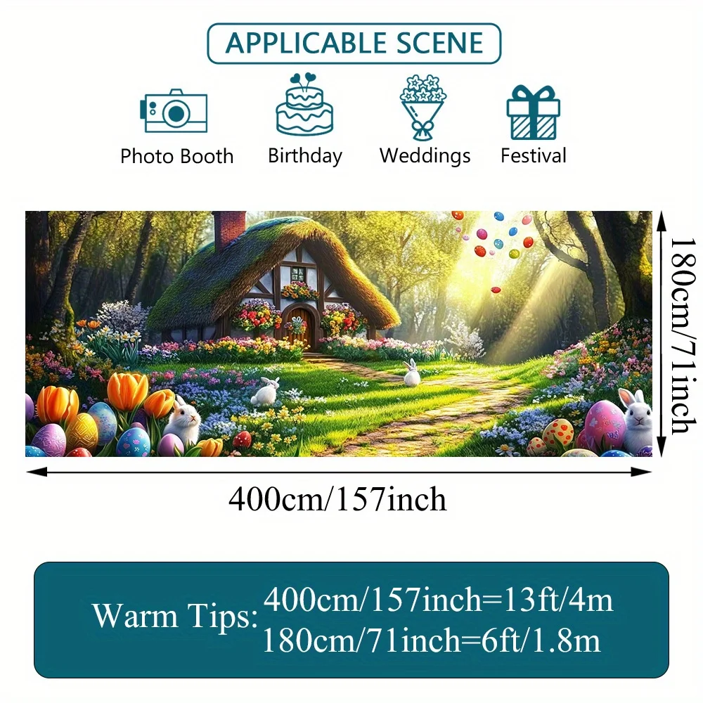 2D дверной баннер, 1 шт., яркая пасхальная лесная крышка двери гаража сцены кабины - прочный полиэстер, идеально подходит для праздничных мероприятий
2D дверной баннер, 1 шт., яркая пасхальная лесная крышка двери гаража сцены кабины - прочный полиэстер, идеально подходит для праздничных мероприятий