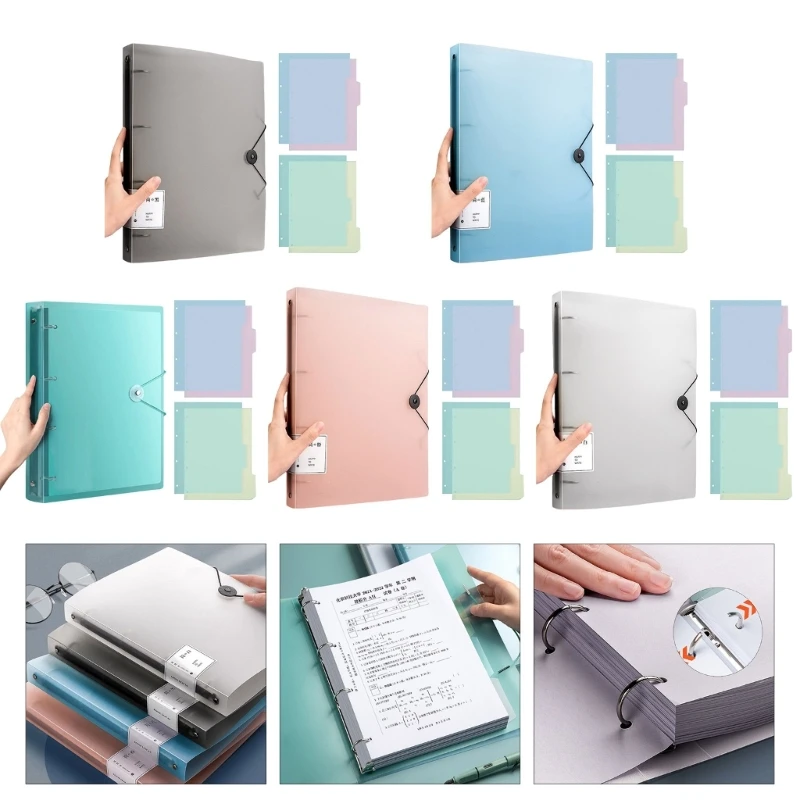 4 Rings Binder 12.59x9.76Inch Hold up 220Sheets Water Resistant for Student Teacher Office Workers Presentation Folder H8WD
4 Rings Binder 12.59x9.76Inch Hold up 220Sheets Water Resistant for Student Teacher Office Workers Presentation Folder H8WD
