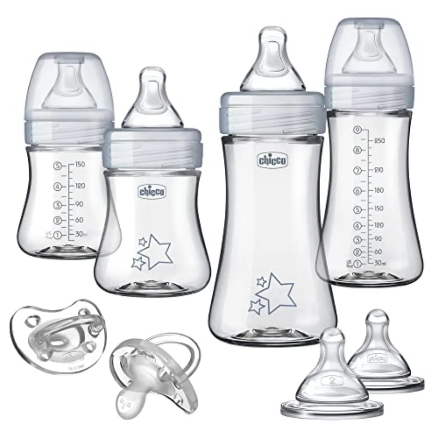 Chicco Duo Hybrid Baby Bottle Newborn Starter Giftset Real Glass Inside Lightweight Plastic Outside Patented Invinci-Glass Tech
Chicco Duo Hybrid Baby Bottle Newborn Starter Giftset Real Glass Inside Lightweight Plastic Outside Patented Invinci-Glass Tech