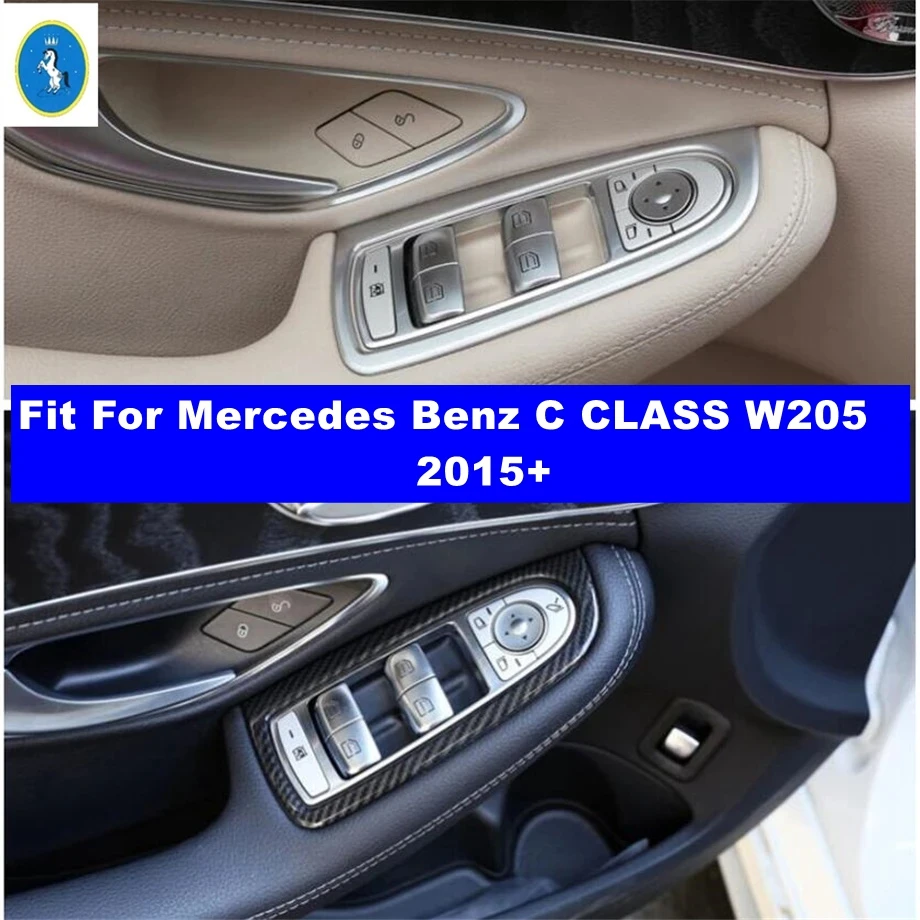 ABS Auto Inner Door Armrest Window Switch Control Decor Frame Accessories Cover Trim For Mercedes Benz C CLASS W205 2015 - 2021
ABS Auto Inner Door Armrest Window Switch Control Decor Frame Accessories Cover Trim For Mercedes Benz C CLASS W205 2015 - 2021