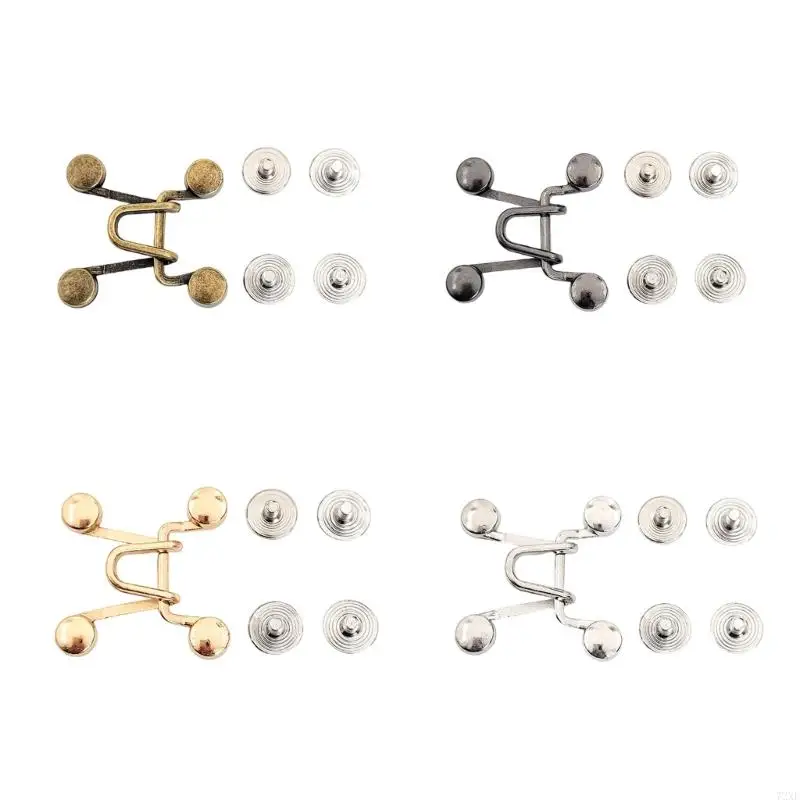72XE Jeans Fastening Buckle Alloy Adjustable Tighten Button for Loose Pants Jeans Waist Tightener Pin
72XE Jeans Fastening Buckle Alloy Adjustable Tighten Button for Loose Pants Jeans Waist Tightener Pin