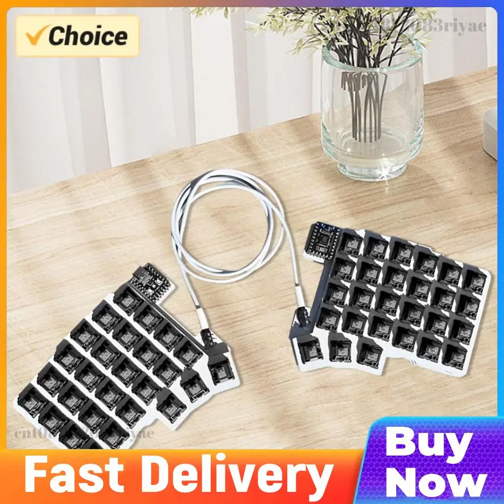 Раздельная клавиатура, проводная, эргономичная, с возможностью горячей замены, для левой и правой руки, с разделённой раскладкой, настраиваемая, аксессуары для ПК-геймеров
Раздельная клавиатура, проводная, эргономичная, с возможностью горячей замены, для левой и правой руки, с разделённой раскладкой, настраиваемая, аксессуары для ПК-геймеров