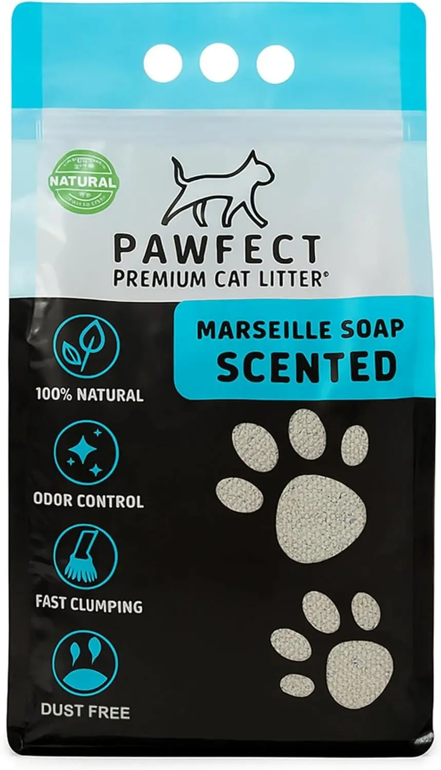 Scented Clumping Cat Litter – 9.6 lb Dust-Free Odor Control with Marseille Soap Fragrance
Scented Clumping Cat Litter – 9.6 lb Dust-Free Odor Control with Marseille Soap Fragrance