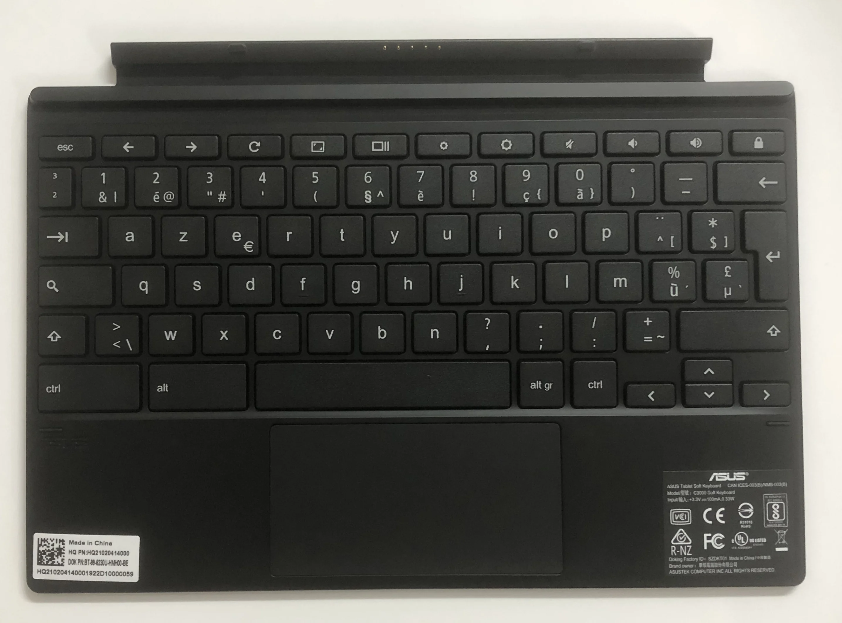 Magnetic Keyboard for Asus C3000 Tablet Soft Keyboard Chromebook CM3000 Android Tablet HQ2102041400
Magnetic Keyboard for Asus C3000 Tablet Soft Keyboard Chromebook CM3000 Android Tablet HQ2102041400
