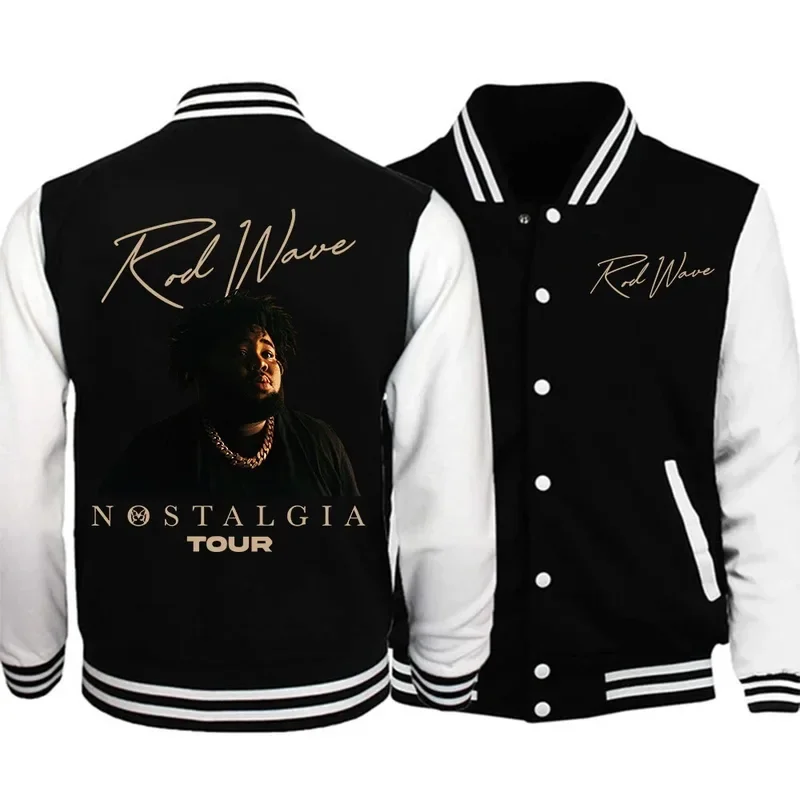 Printed Jacket Rod Wave Music Men and Women Coat Hoodies Baseball Uniform Cardigan Hip Hop Clothes Tops Trend
Printed Jacket Rod Wave Music Men and Women Coat Hoodies Baseball Uniform Cardigan Hip Hop Clothes Tops Trend