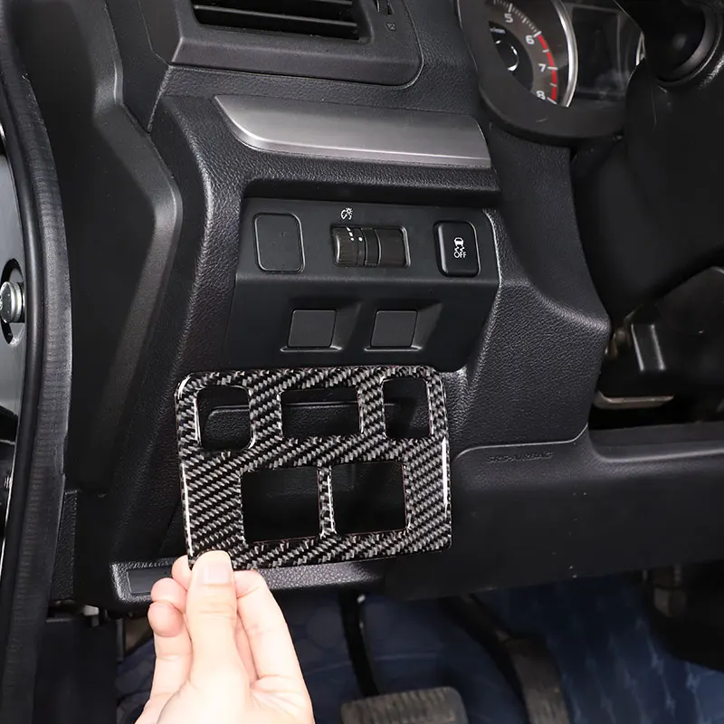 For Subaru Forester 2013 2014 2015 2016 2017 2018 Soft Carbon Car Headlight Switch Frame Cover Trim Sticker Car Accessories
For Subaru Forester 2013 2014 2015 2016 2017 2018 Soft Carbon Car Headlight Switch Frame Cover Trim Sticker Car Accessories