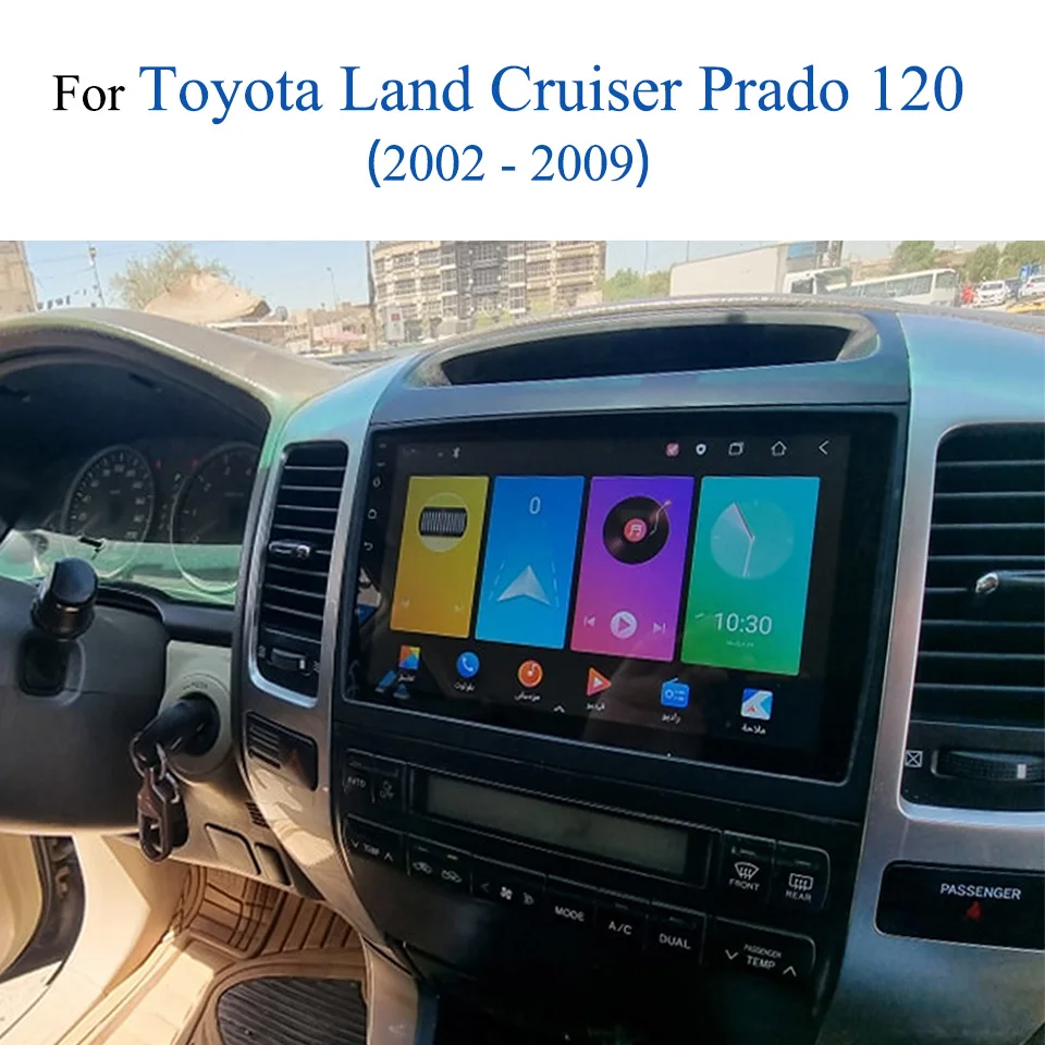Android 14 8G+128G Car Radio Multimedia HU For Toyota Land Cruiser Prado 120 2002 - 2009 GPS Navigation DVD Tape Head Unit DSP
Android 14 8G+128G Car Radio Multimedia HU For Toyota Land Cruiser Prado 120 2002 - 2009 GPS Navigation DVD Tape Head Unit DSP