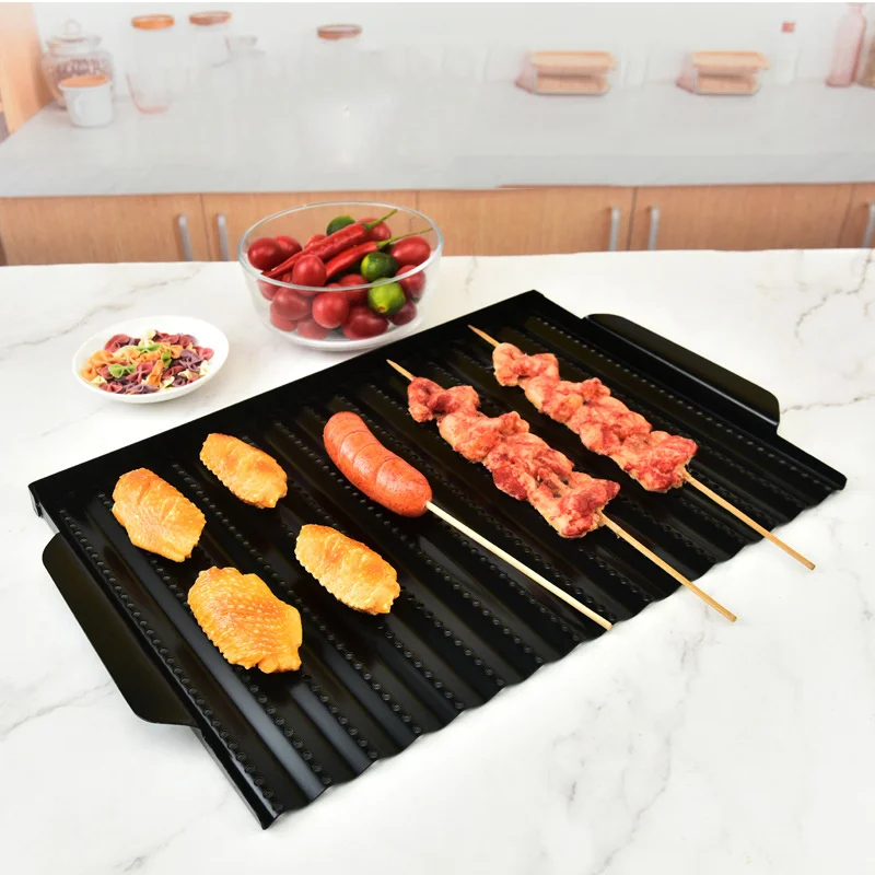 Barbecue Non-stick Frying Pan Household Outdoor Charcoal Barbecues Pan Teppanyaki Tools Gourmet Making Dinner Camping
Barbecue Non-stick Frying Pan Household Outdoor Charcoal Barbecues Pan Teppanyaki Tools Gourmet Making Dinner Camping