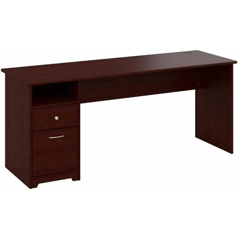 72W Harvest Cherry Wood Large Desk with Drawers and Storage, 6ft Long for Home Office
72W Harvest Cherry Wood Large Desk with Drawers and Storage, 6ft Long for Home Office