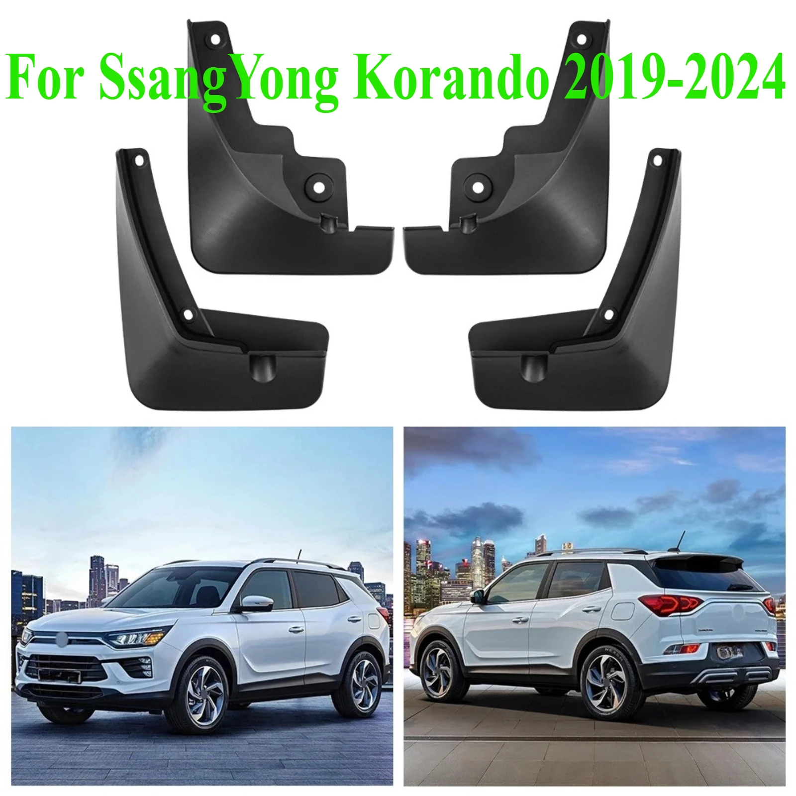 Mud Flaps Splash Guards Durable Car Exterior Fender Protection Accessories For SsangYong Korando 2019-2024 Soft Rubber
Mud Flaps Splash Guards Durable Car Exterior Fender Protection Accessories For SsangYong Korando 2019-2024 Soft Rubber