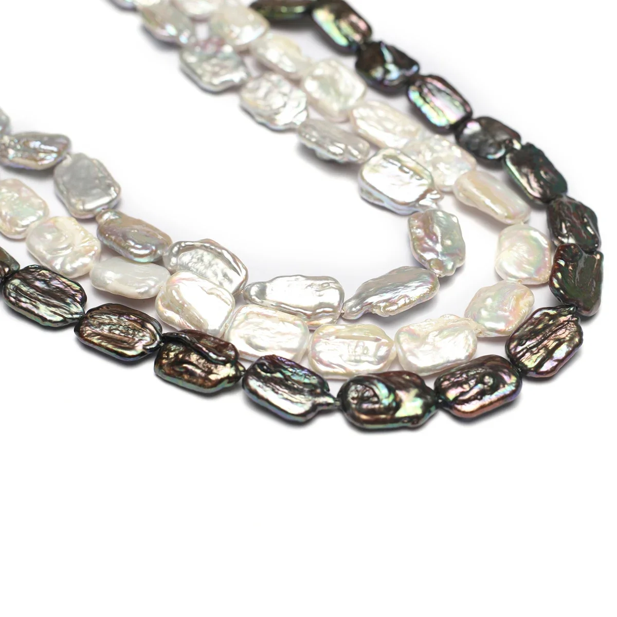 18x13mm3A Luminous Natural Freshwater Baroque Square White Silver Black Pearl Bead Jewelry MakeDIY Necklace Bracelet Accessories
18x13mm3A Luminous Natural Freshwater Baroque Square White Silver Black Pearl Bead Jewelry MakeDIY Necklace Bracelet Accessories