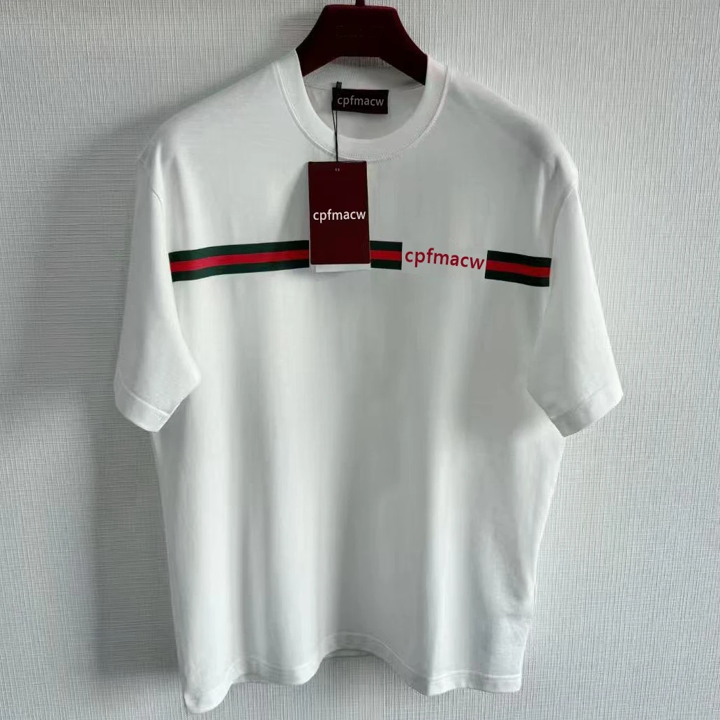 Trendy Brand 26FW Spring Summer New Stripe Weave Band Letter Print Casual ort Sve T-irt ex f Sve Cotton roun...
Trendy Brand 26FW Spring Summer New Stripe Weave Band Letter Print Casual ort Sve T-irt ex f Sve Cotton roun...