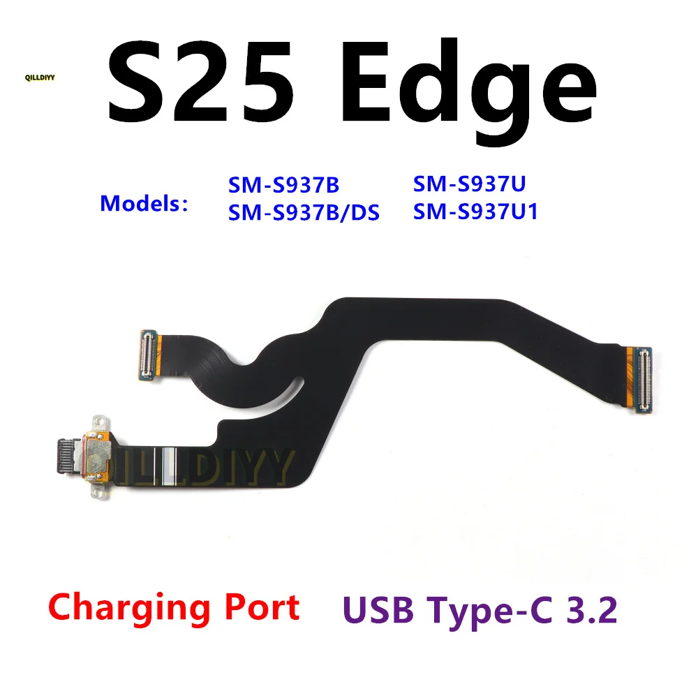 USB Charging Dock For Samsung Galaxy S25 Edge SM-S937U S937B/DS Flat Cable Tail Plug Small Board Charge Connector Flexible
USB Charging Dock For Samsung Galaxy S25 Edge SM-S937U S937B/DS Flat Cable Tail Plug Small Board Charge Connector Flexible