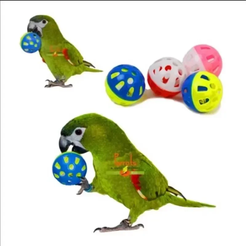 5pcs Pet Parrot Toy Bird Hollow Bell Ball For Parakeet Cockatiel Chew Fun Cage Toys
5pcs Pet Parrot Toy Bird Hollow Bell Ball For Parakeet Cockatiel Chew Fun Cage Toys